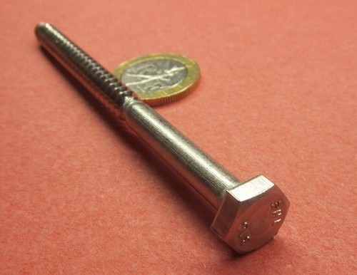 316 Stainless Steel Hex Head Lag Screw 1/4 Threads x 4.50" Length, 5 pcs - Picture 5 of 12