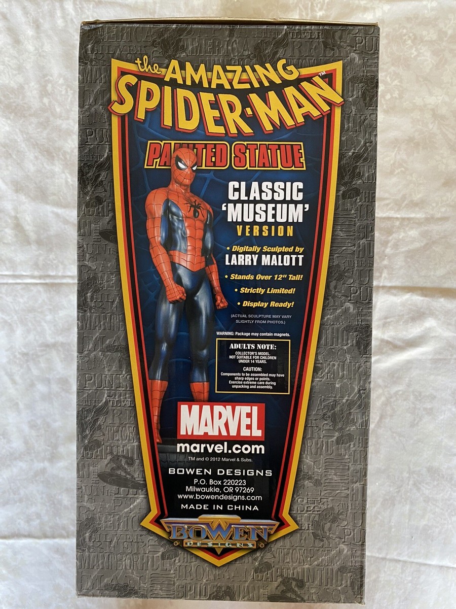 RARE Randy Bowen The Amazing Spiderman Painted Statue Classic