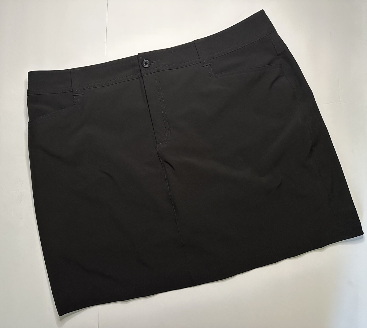 Eddie Bauer Skort Women's Black Adventurer Skirt Short Athletic