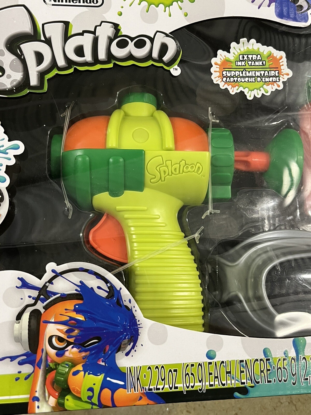 World of Nintendo Splatoon Splattershot Mini Set w/ Extra Goggles & 2 ...