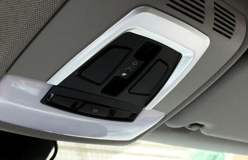 Fit For BMW F20 F21 F22 F23 Matte Silver Front Reading Light Lamp Frame Trim 1X - Picture 7 of 7