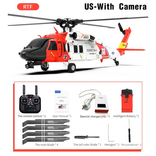 YXZNRC RC Helicopter F09-S 2.4G 6CH Gyro GPS Dual Brushless Motor Remote Control - Picture 22 of 26