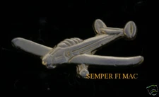 ERCOUPE ERCO MOMOPLANE GOLD 3D LAPEL HAT PIN UP PILOT CREW SOLO GIFT AIRPLANE