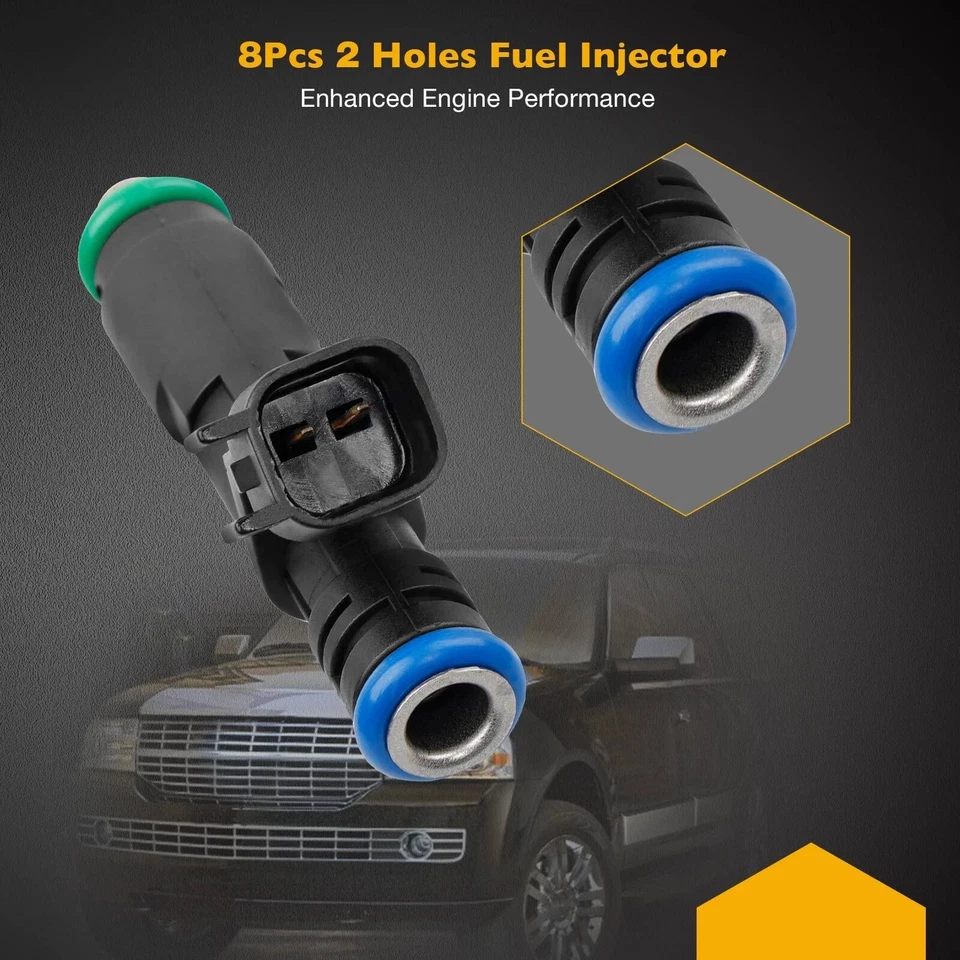 8x FJ817 Fuel Injector Set For 05-07 Ford F150 F250 F350 Lincoln Navigator 5.4L Foto 3 de 4