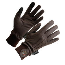 Premier Equine Dajour Waterproof Riding Gloves Brown
