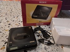 Sony Discman D-11 Portable CD Player With Box And Accesories Tested NON-WORKING