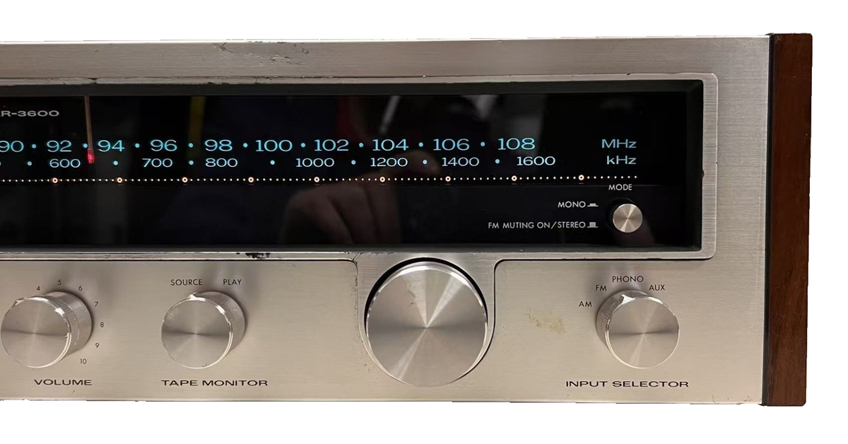 Vintage Kenwood KR-3600, 22W AM/FM Stereo Receiver, 1976, Pro