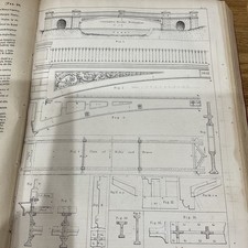 1844 PRINT - NOTTINGHAM - CARRINGTON RAILWAY BRIDGE + article 