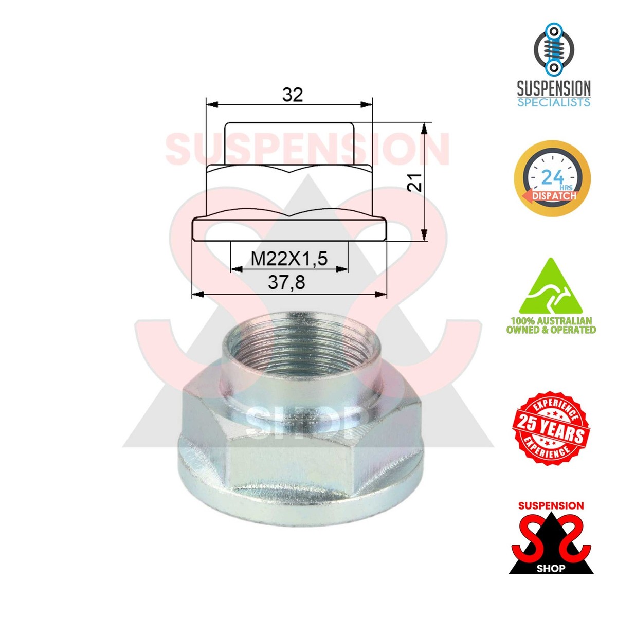 Front Axle Axle Nut, Drive Shaft Suit SUZUKI Swift 1.6 (AZG416