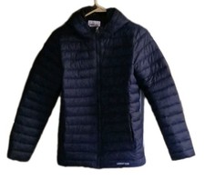 Lands End Kids Blue Lightweight Primaloft Puffer Jacket Size XL 14 16