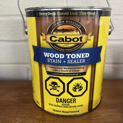 #ad Cabot 19204 07 Wood Toned Deck amp; Siding Stain Heartwood 1 Gallon Quantity 1 $44.99