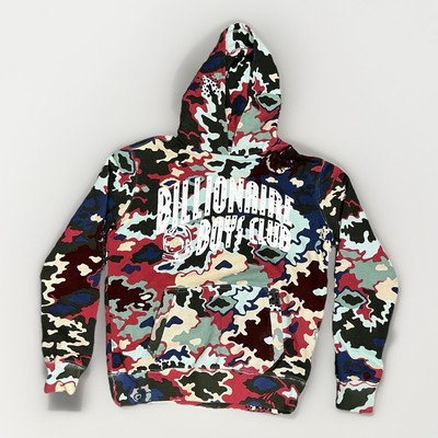 Billionaire Boys Club Multicolor Camouflage Men's Hoodie Sweater Size  S