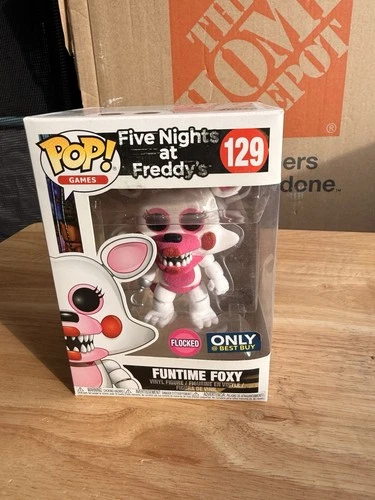 Funko Pop! Five Nights at Freddy's Funtime Foxy #129 Flocked Best Buy Excl w pro