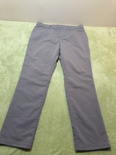 Kirkland Signature Mens Pants 40x34 Gray Performance Tech Stretch Chino