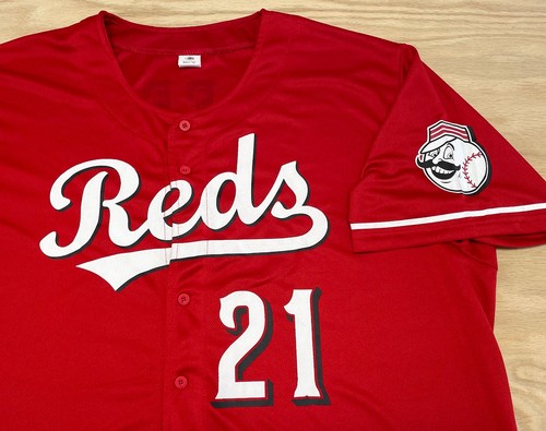 Herren Cincinnati Reds Hunter Greene Werbe-Trikot mit Knopfleiste Größe Erwachsene XL - Bild 15 von 19