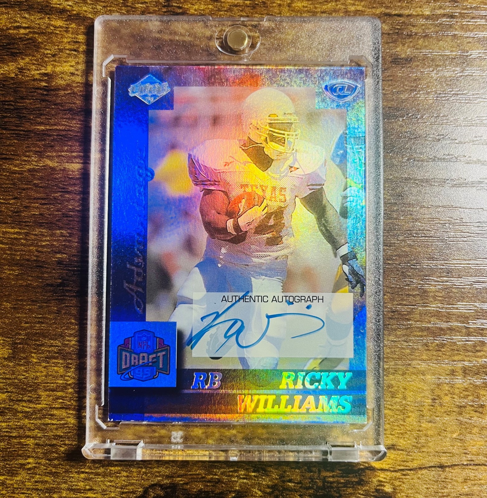 Ricky Williams Collector's Edge Advantage Rookie Autographs #186 Rookie Autographs