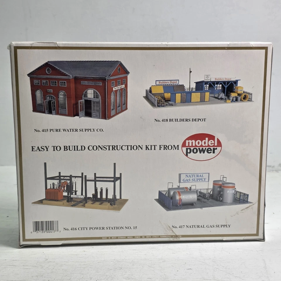 HO 1:87 Scale Natural Gas Supply Company Kit Tanks Model Power #416 New Sealed - Image 2 of 3