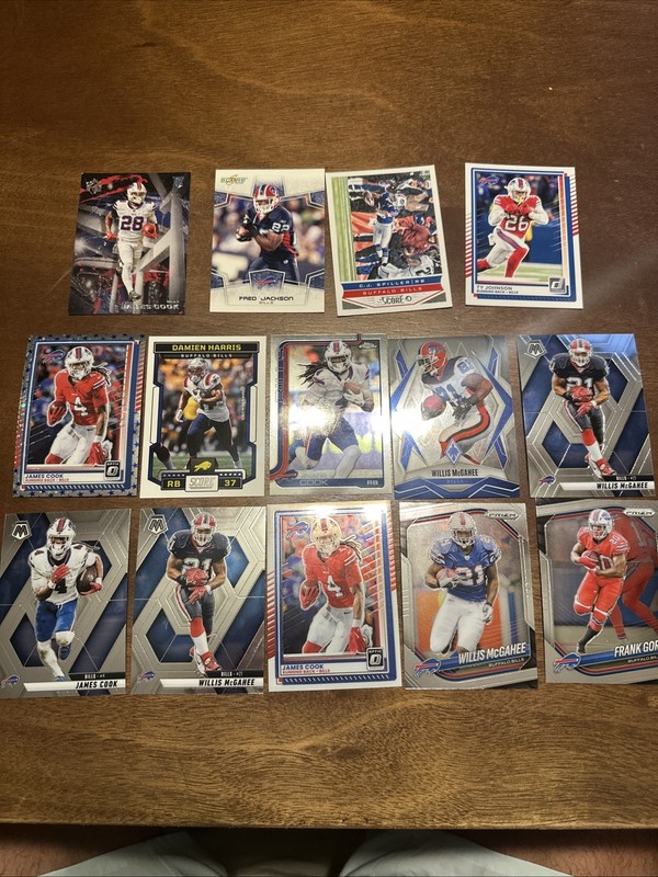 Buffalo Bill RB Card Lot - 14 Cards - 🔥