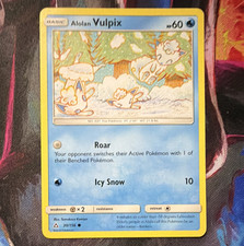 The Pokémon Company Alolan Vulpix 30/156 SM—Ultra Prism Common Regular 60 HP EN on eBay