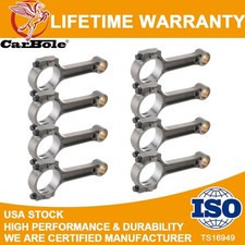Set Of 8 Floating Pin Connecting Rod For Chevrolet 5.3l 6.0l 6.2l Ls2 Ls3 Gen Iv