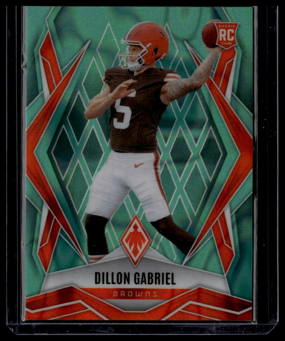 2025 Panini Phoenix #175 Dillon Gabriel Teal Lava Prizm #/175
