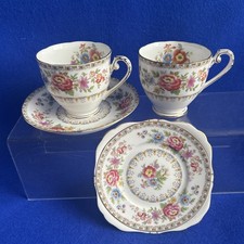 Lovely Vintage Royal Grafton Bone China Tea Cup & Saucer Malvern Pattern