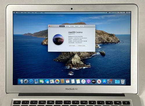 Apple MacBook Air A1466 2013 13" 1.3GHz i5 4GB RAM 120GB SSD os10.15.7 167Cyclos - Imagen 2 de 24