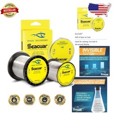 Virtually Invisible InvizX Fluorocarbon Fishing Line - 6lb, Freshwater, 1000yds