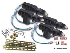 Universal Car Power Door Lock Actuators - Premium Quality 12V Auto - 4 Pack