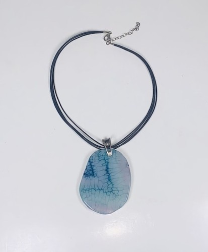 Barse Studio Sterling Silver Turquoise Magnesite Pendant Retired Necklace .925 - Picture 2 of 9