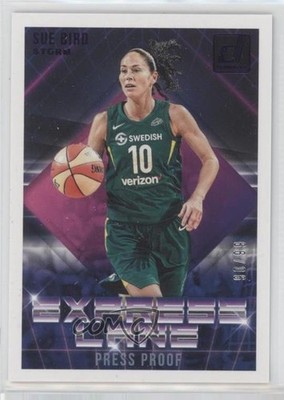 2019 Panini Donruss WNBA Express Lane Press Proof Purple 90/99 Sue Bird #16 6rq