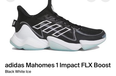 HQ2074 140 $ Herren Größe 10,5 Adidas Patrick Mahomes 1 FLX Impact Schuhe