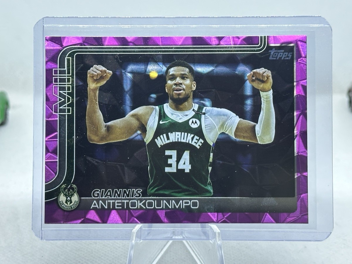 2025-26 Topps Giannis Antetokounmpo #54 Pink Diamanté SP Exclusive