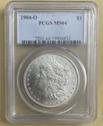 1904 O MORGAN SILVER DOLLAR PCGS MS 64