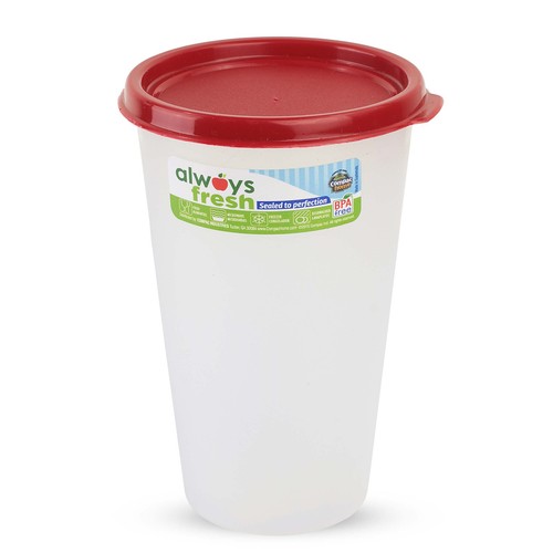 Tumbler with Lid 14oz Red Chef Food Storage Portion Control Microwave Safe