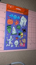 Vintage Halloween Stickers American Greetings 4 Sheets New In Package