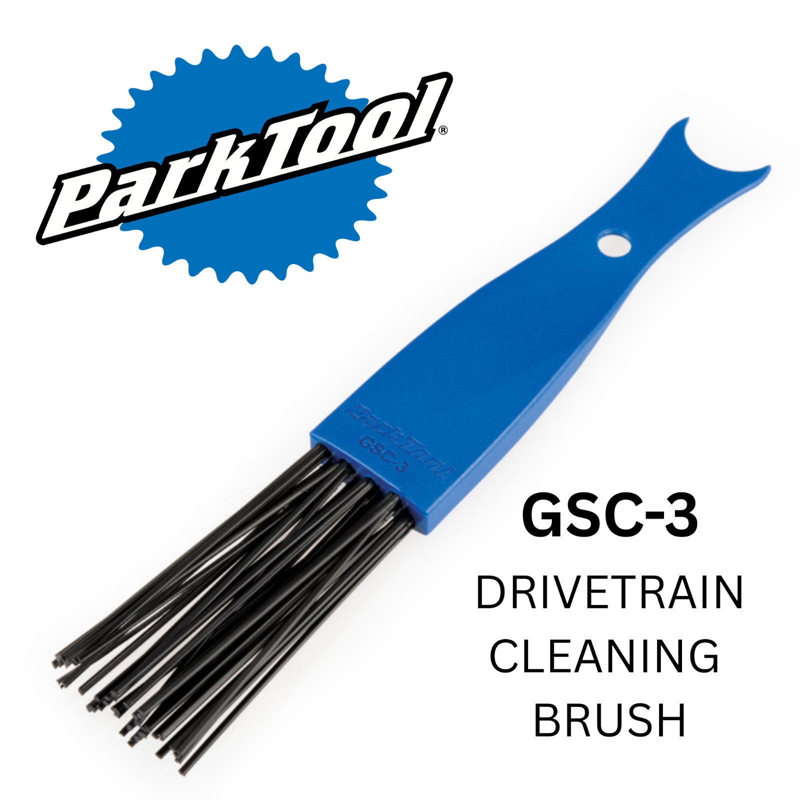 Park Tool GSC-3 Divetrain Cleaning Brush Stiff Bristle Extra Clean Bike Clean