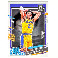 Maxwell Lewis (RC) 2023-24 Panini Donruss Optic Rated Rookie #211 Lakers 🔥