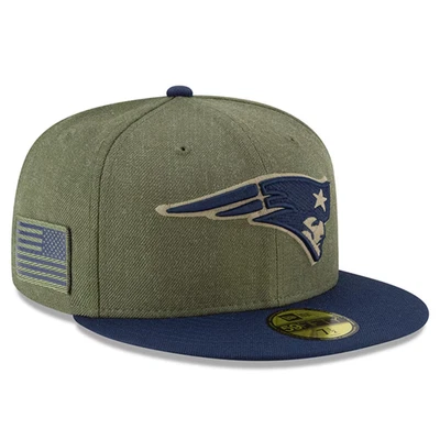New England Patriots Cap Herren NFL New Era Khaki Fitted Mütze - Neu