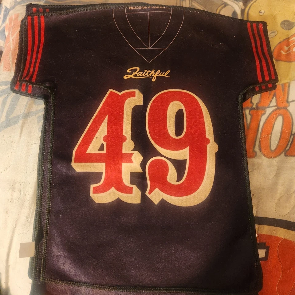 49ers Faithful Jersey Rally Towel SGA 1/3/26 2026 Seahawks - Image 1 of 1