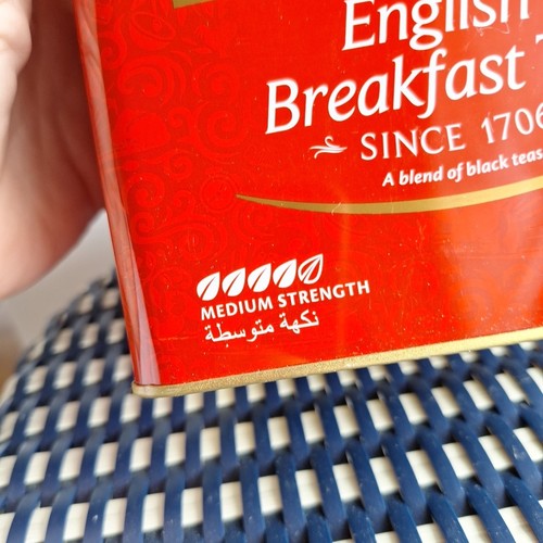 LARGE 500g Twinings English Breakfast Loose Leaf Tea Tin 11/2025 Medium Strength - Picture 3 of 8
