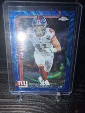 2025 Topps Chrome Micah McFadden True Blue /150 Giants