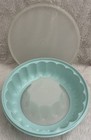 Vintage Tupperware Jello-Mold Ice Ring Baby Blue 3-Piece Set — photo 3