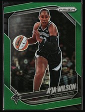 2025 Panini Prizm WNBA A'JA WILSON Green Prizm #76 NM