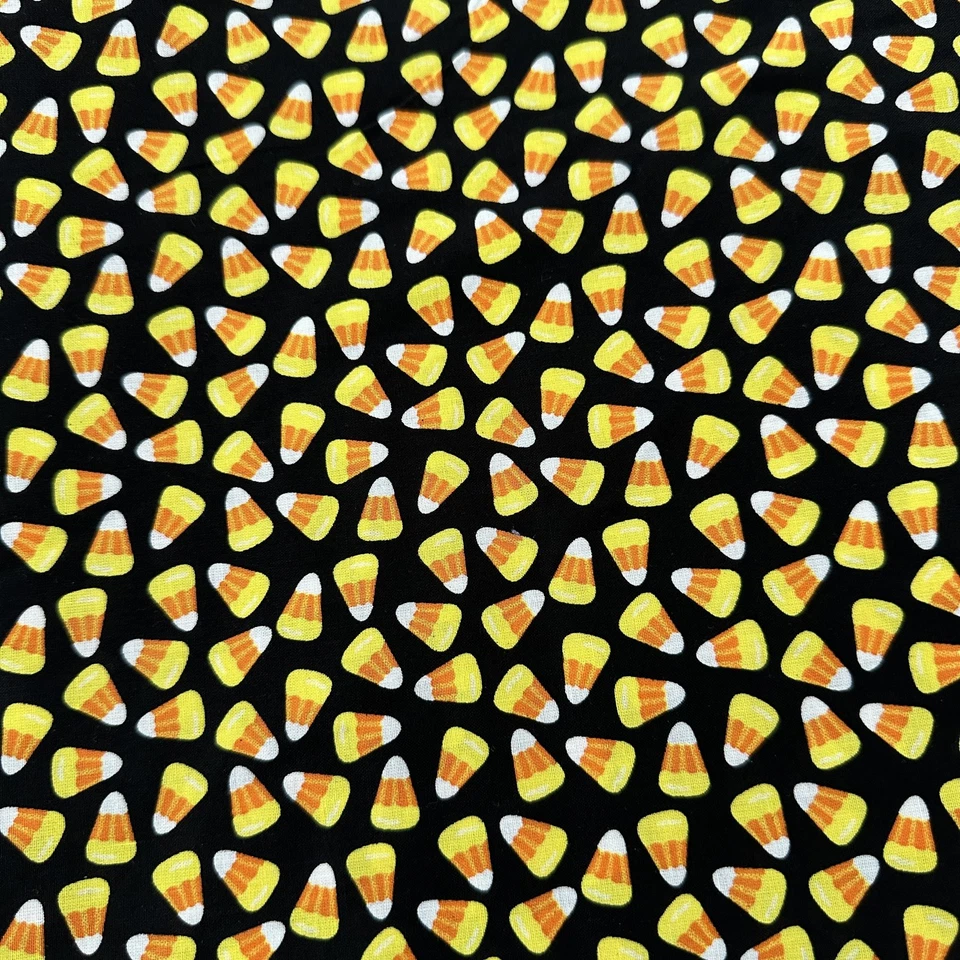 RTC Fabrics Candy Corn Halloween Quilting Fabric 5 3/8 Yards 44" Wide Novelty - Image 3 of 4