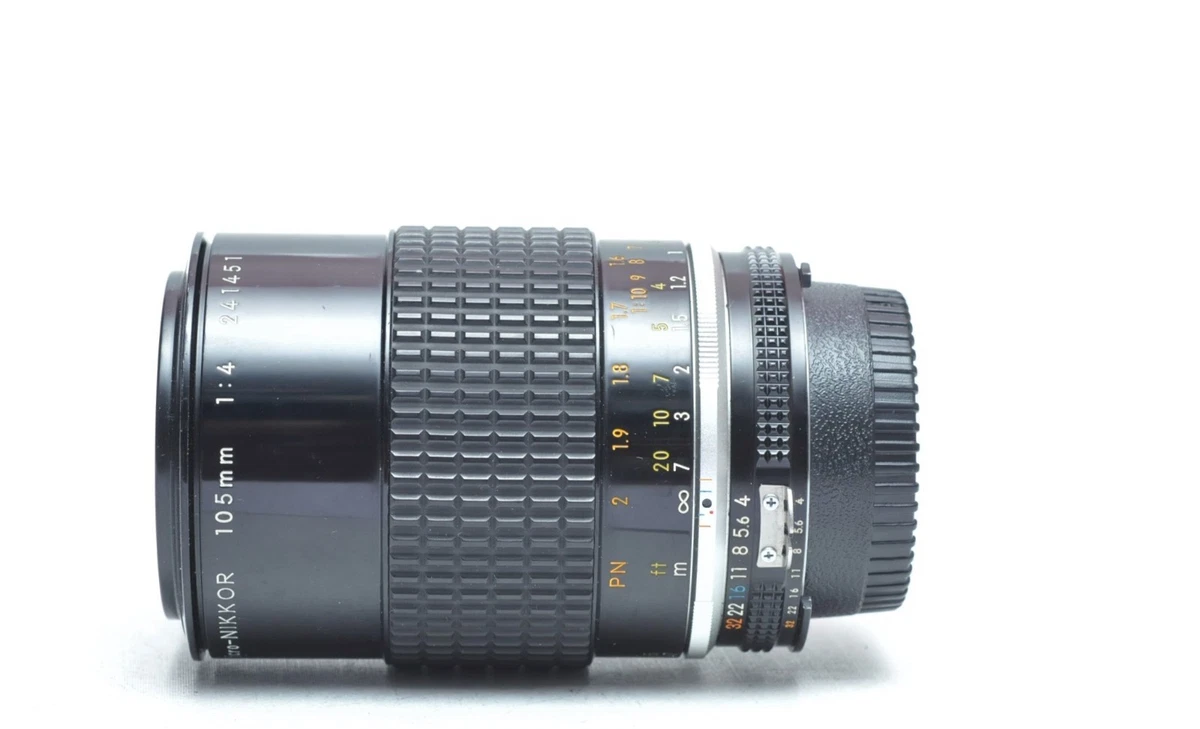 Nikon Ai Micro NIKKOR 105mm F/4 [外観美品] Nikon Micro NIKKOR f/4 Camera Lenses 105mm Focal for sale - eBay