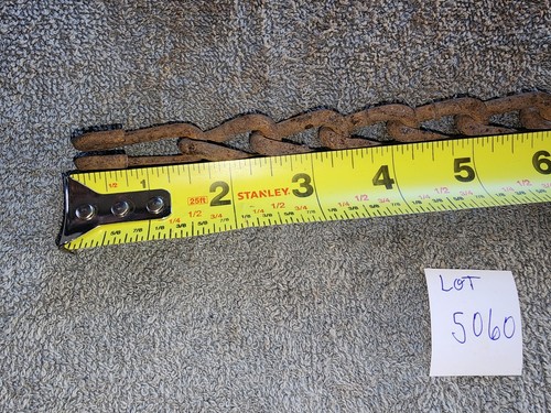 Vintage Rustic Rusty Country Farm Salvage Primitive Art Flower Pot Hanger Chain - Picture 3 of 11