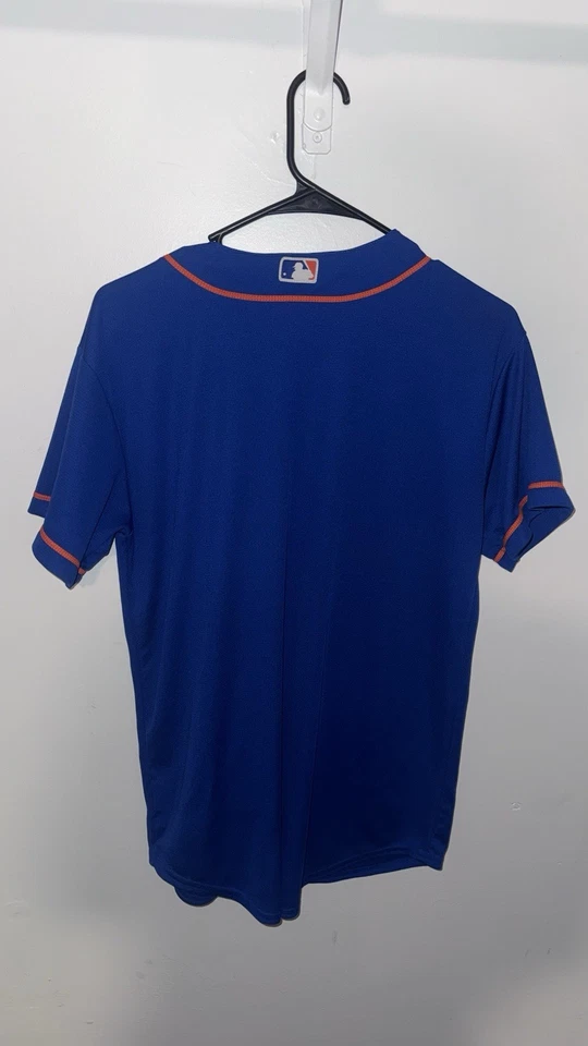 Majestuosa camiseta azul Matt Harvey #33 de los New York Mets MLB para jóvenes 18-20 Foto 3 de 3