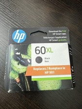 HP 60XL Ink Cartridge - Black Exp: 01/2026