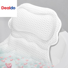 Bath Pillow, Relaxing Bath Pillows for Tub Neck and Back Support Soft 4D Breatha